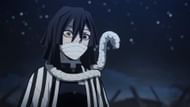 Obanai as seen in the anime (Image via Ufotable)